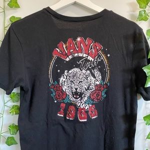 Vans black graphic shirt